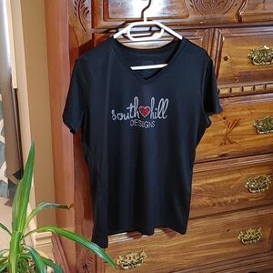 Augusta Sportswear Black Bling T-Shirt